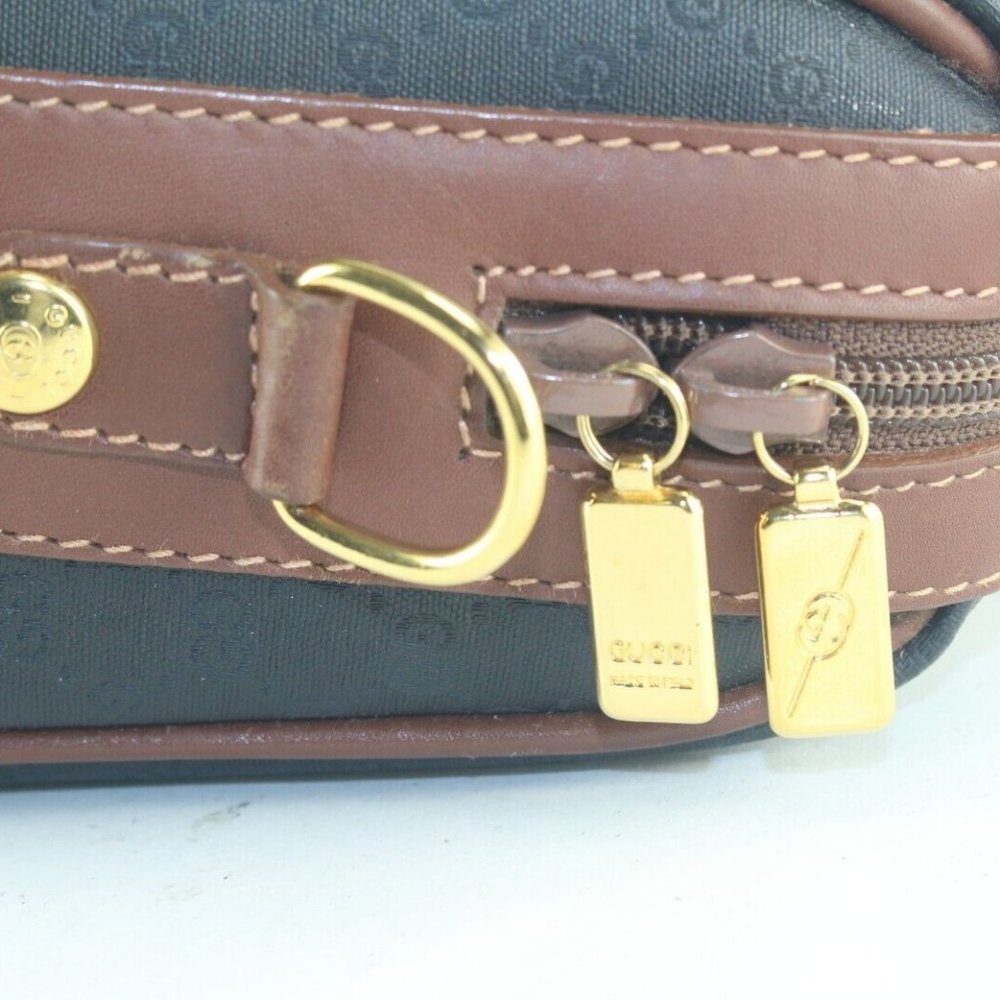 Gucci Rare Black x Brown 2way Square Boston 4GK1012K - Picture 7 of 10